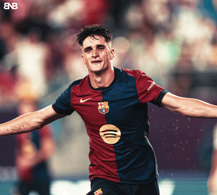 Pau Victor celebrates goal