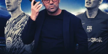 Six Barcelona players on the exit ramp